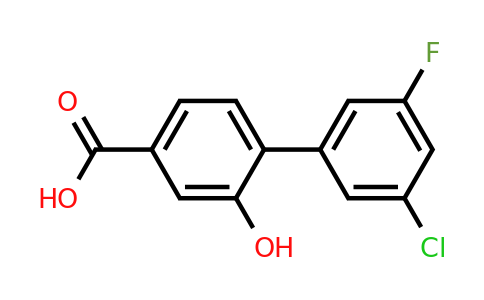 1261979-97-8 | 4-(3-Chloro-5-fluorophenyl)-3-hydroxybenzoic acid