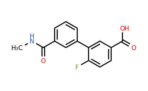 1261980-19-1 | 4-Fluoro-3-[3-(N-methylaminocarbonyl)phenyl]benzoic acid
