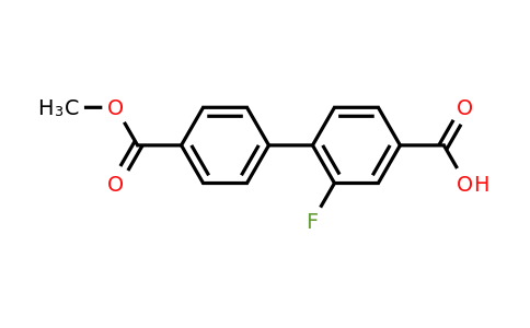 1261980-28-2 | 3-Fluoro-4-(4-methoxycarbonylphenyl)benzoic acid