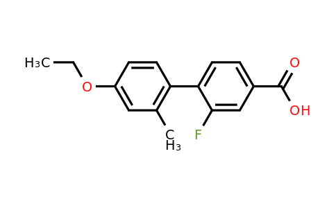 1261980-33-9 | 4-(4-Ethoxy-2-methylphenyl)-3-fluorobenzoic acid