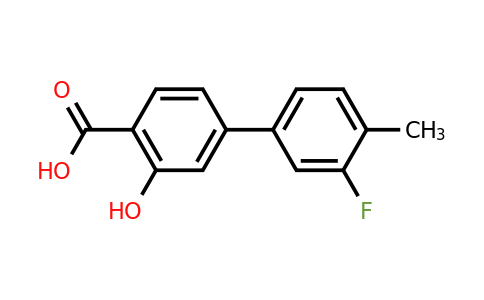 1261980-84-0 | 4-(3-Fluoro-4-methylphenyl)-2-hydroxybenzoic acid
