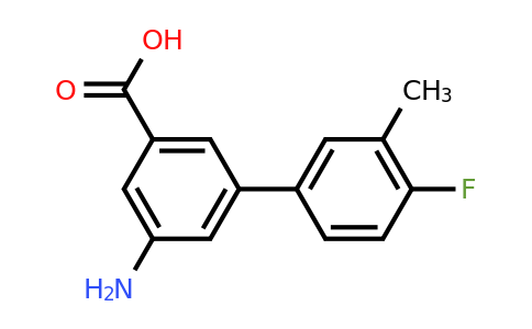 1261980-88-4 | 3-Amino-5-(4-fluoro-3-methylphenyl)benzoic acid