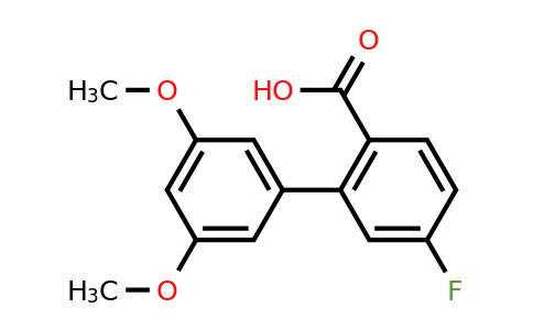 1261980-89-5 | 2-(3,5-Dimethoxyphenyl)-4-fluorobenzoic acid