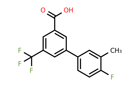 1261980-97-5 | 3-(4-Fluoro-3-methylphenyl)-5-trifluoromethylbenzoic acid