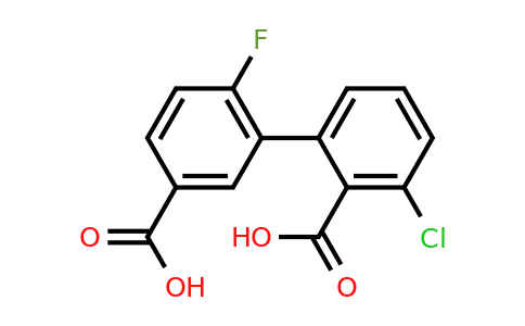 1261981-00-3 | 2-(5-Carboxy-2-fluorophenyl)-6-chlorobenzoic acid