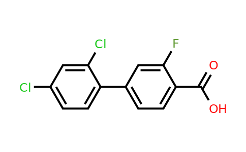 1261981-25-2 | 2',4'-Dichloro-3-fluoro-[1,1'-biphenyl]-4-carboxylic acid