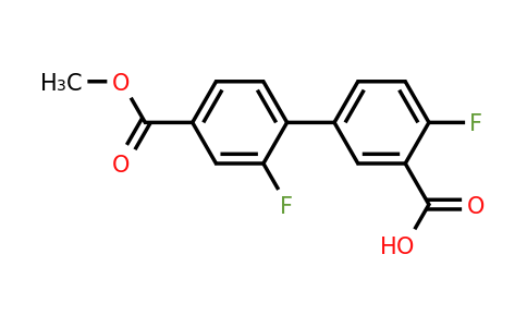 1261982-29-9 | 2-Fluoro-5-(2-fluoro-4-methoxycarbonylphenyl)benzoic acid