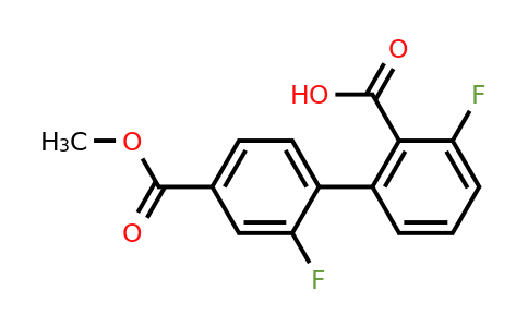 1261982-31-3 | 6-Fluoro-2-(2-fluoro-4-methoxycarbonylphenyl)benzoic acid
