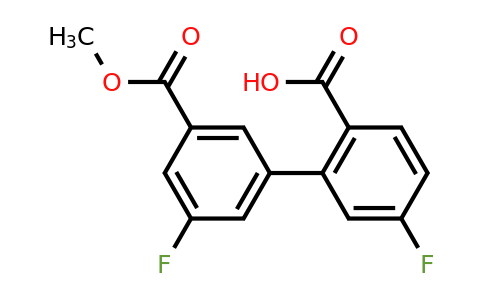 1261982-54-0 | 4-Fluoro-2-(3-fluoro-5-methoxycarbonylphenyl)benzoic acid