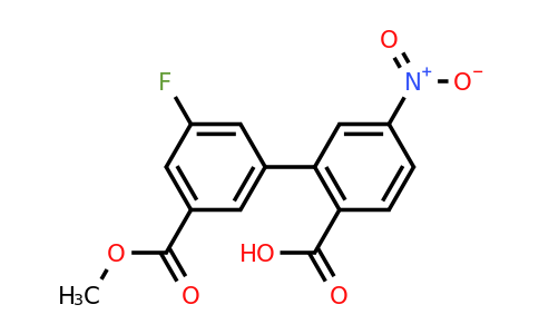1261982-74-4 | 2-(3-Fluoro-5-methoxycarbonylphenyl)-4-nitrobenzoic acid