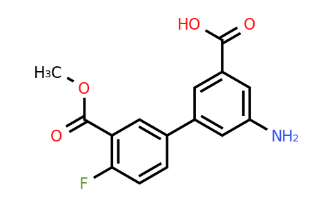 1261982-77-7 | 3-Amino-5-(4-fluoro-3-methoxycarbonylphenyl)benzoic acid
