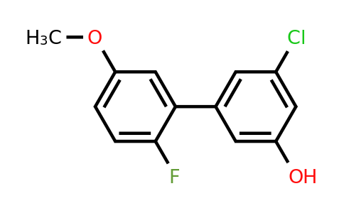 1261982-98-2 | 3-Chloro-5-(2-fluoro-5-methoxyphenyl)phenol