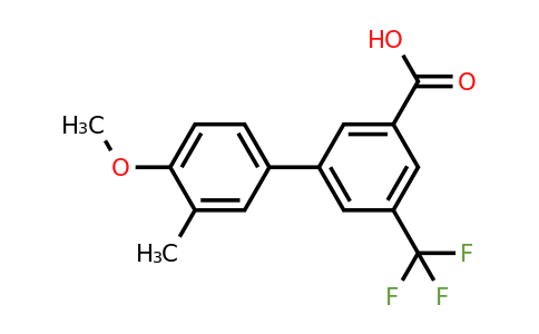 1261983-01-0 | 3-(4-Methoxy-3-methylphenyl)-5-trifluoromethylbenzoic acid