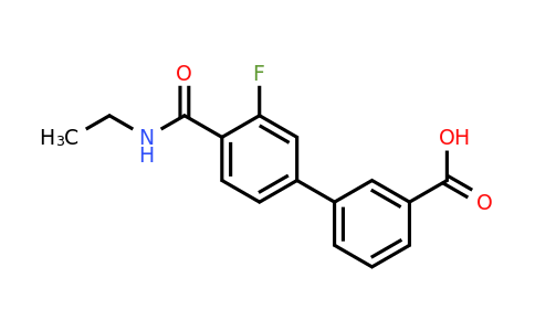1261983-37-2 | 3-[4-(Ethylcarbamoyl)-3-fluorophenyl]benzoic acid