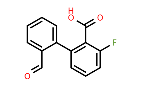 1261983-47-4 | 6-Fluoro-2-(2-formylphenyl)benzoic acid