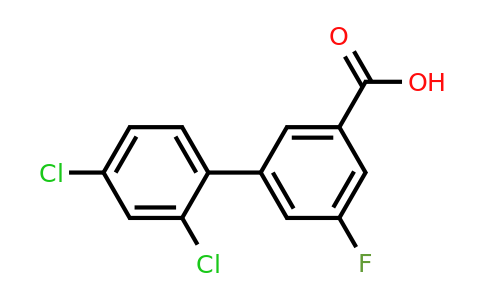 1261984-18-2 | 2',4'-Dichloro-5-fluoro-[1,1'-biphenyl]-3-carboxylic acid