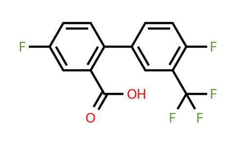 1261984-39-7 | 5-Fluoro-2-(4-fluoro-3-trifluoromethylphenyl)benzoic acid