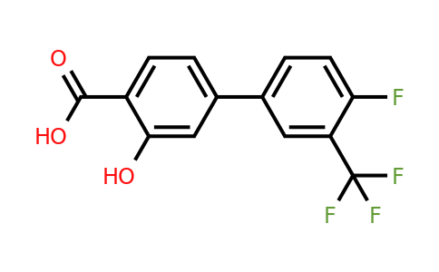 1261984-51-3 | 4-(4-Fluoro-3-trifluoromethylphenyl)-2-hydroxybenzoic acid