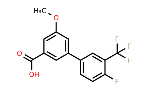 1261984-53-5 | 3-(4-Fluoro-3-trifluoromethylphenyl)-5-methoxybenzoic acid