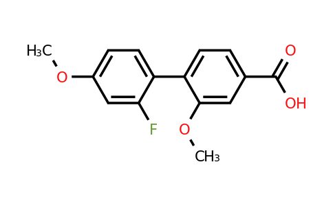 1261984-61-5 | 4-(2-Fluoro-4-methoxyphenyl)-3-methoxybenzoic acid