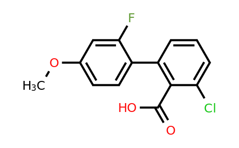 1261984-84-2 | 6-Chloro-2-(2-fluoro-4-methoxyphenyl)benzoic acid
