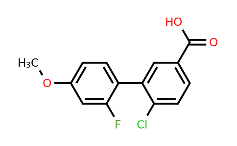 1261984-95-5 | 4-Chloro-3-(2-fluoro-4-methoxyphenyl)benzoic acid