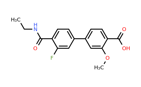 1261985-20-9 | 4-[4-(Ethylcarbamoyl)-3-fluorophenyl]-2-methoxybenzoic acid