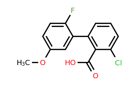 1261985-29-8 | 6-Chloro-2-(2-fluoro-5-methoxyphenyl)benzoic acid