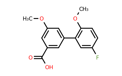 1261986-02-0 | 3-(5-Fluoro-2-methoxyphenyl)-5-methoxybenzoic acid