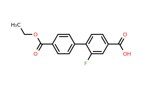 1261986-13-3 | 4-(4-Ethoxycarbonylphenyl)-3-fluorobenzoic acid