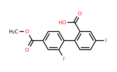 1261986-45-1 | 5-Fluoro-2-(2-fluoro-4-methoxycarbonylphenyl)benzoic acid
