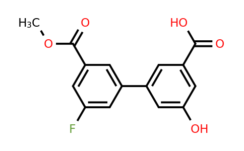 1261987-08-9 | 3-(3-Fluoro-5-methoxycarbonylphenyl)-5-hydroxybenzoic acid