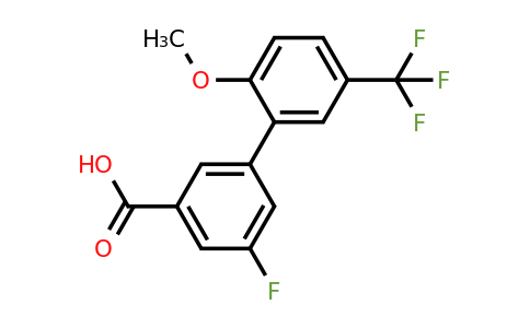 1261987-26-1 | 5-Fluoro-3-(2-methoxy-5-trifluoromethylphenyl)benzoic acid