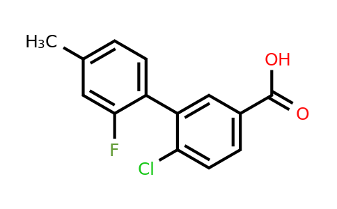 1261987-32-9 | 4-Chloro-3-(2-fluoro-4-methylphenyl)benzoic acid