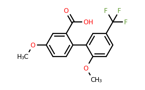 1261987-34-1 | 2-(2-Methoxy-5-trifluoromethylphenyl)-5-methoxybenzoic acid