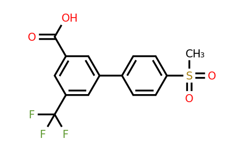 1261987-35-2 | 3-(4-Methylsulfonylphenyl)-5-trifluoromethylbenzoic acid