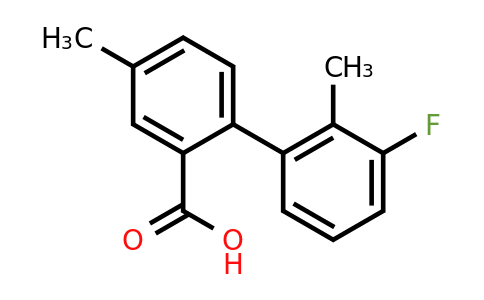 1261987-46-5 | 2-(3-Fluoro-2-methylphenyl)-5-methylbenzoic acid