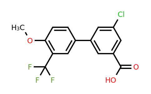 1261987-53-4 | 5-Chloro-3-(4-methoxy-3-trifluoromethylphenyl)benzoic acid