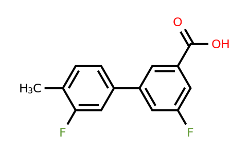 1261987-60-3 | 3',5-Difluoro-4'-methyl-[1,1'-biphenyl]-3-carboxylic acid