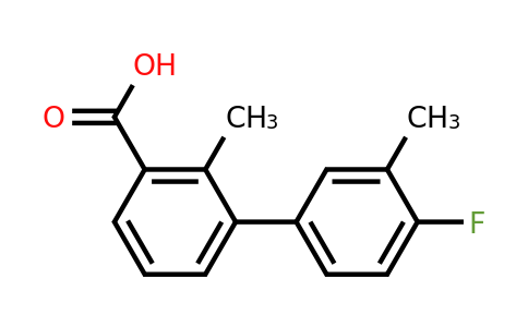 1261987-67-0 | 3-(4-Fluoro-3-methylphenyl)-2-methylbenzoic acid
