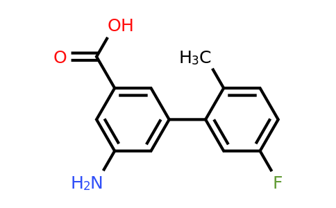 1261987-82-9 | 3-Amino-5-(5-fluoro-2-methylphenyl)benzoic acid