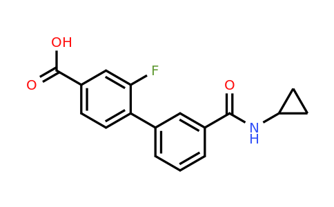 1261987-90-9 | 4-[3-(Cyclopropylaminocarbonyl)phenyl]-3-fluorobenzoic acid