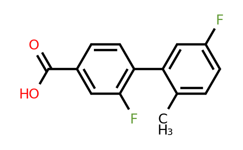 1261987-93-2 | 3-Fluoro-4-(5-fluoro-2-methylphenyl)benzoic acid