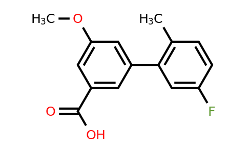 1261988-15-1 | 3-(5-Fluoro-2-methylphenyl)-5-methoxybenzoic acid