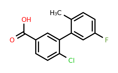 1261988-26-4 | 4-Chloro-3-(5-fluoro-2-methylphenyl)benzoic acid