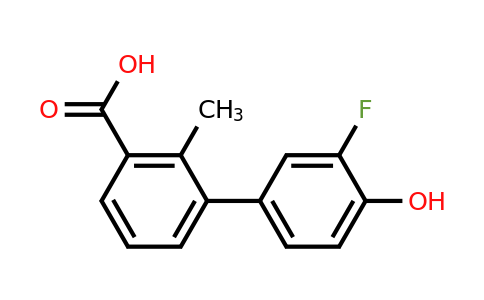 1261988-44-6 | 3-(3-Fluoro-4-hydroxyphenyl)-2-methylbenzoic acid