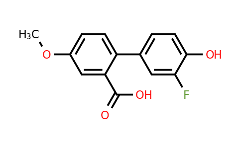 1261988-60-6 | 2-(3-Fluoro-4-hydroxyphenyl)-5-methoxybenzoic acid