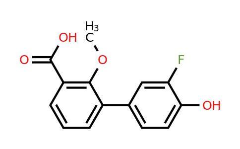 1261988-68-4 | 3-(3-Fluoro-4-hydroxyphenyl)-2-methoxybenzoic acid