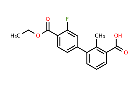 1261989-11-0 | 3-[4-(Ethoxycarbonyl)-3-fluorophenyl]-2-methylbenzoic acid