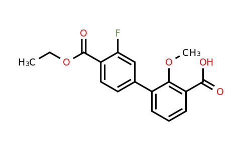 1261989-22-3 | 3-[4-(Ethoxycarbonyl)-3-fluorophenyl]-2-methoxybenzoic acid